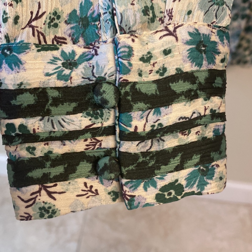 Zara Basic Multi Color Button Down Blouse. - image 3